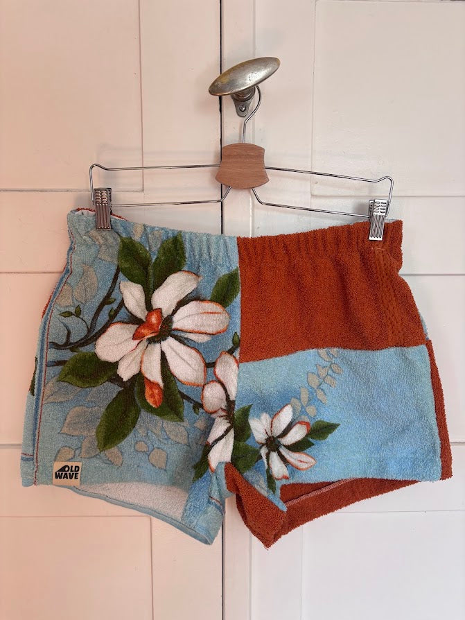 Towel Shorts "Sunset Blossum 68" - L