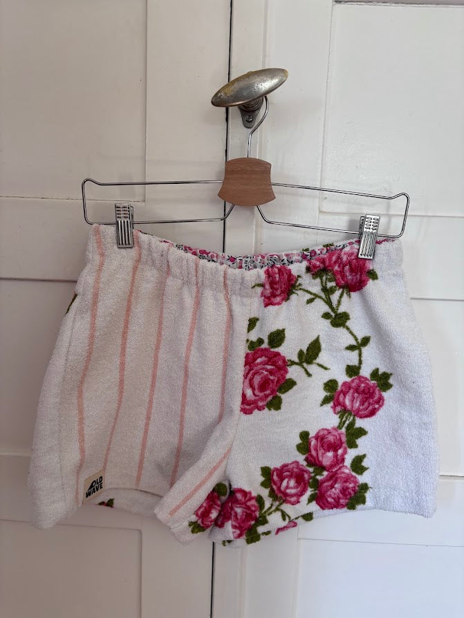 Towel Shorts "Rose Stripe 76" - M