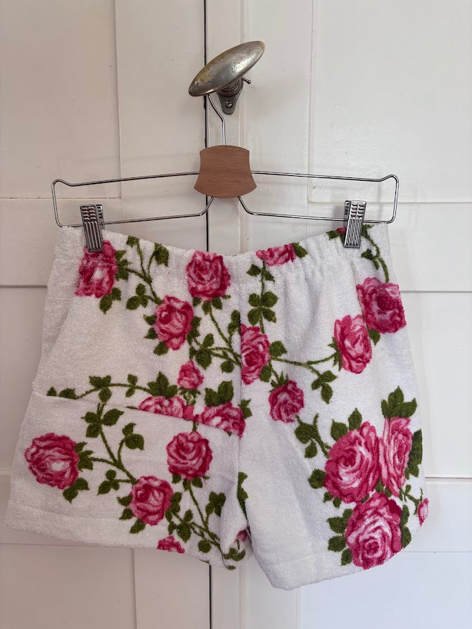 Towel Shorts "Rose Stripe 76" - M