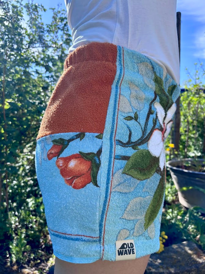 Towel Shorts "Sunset Blossum 68" - L