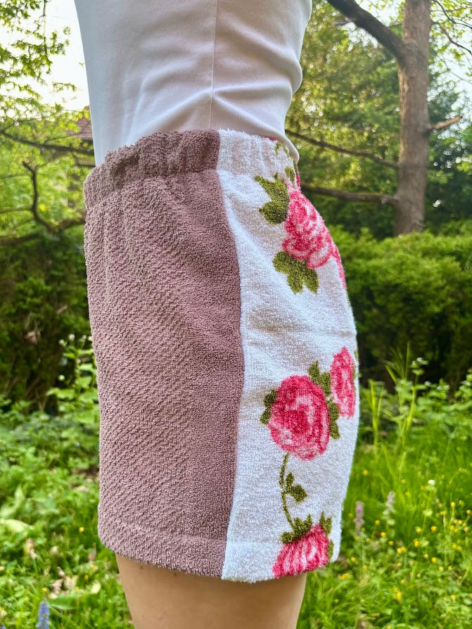 Towel Shorts "Evening Rose 72" - M