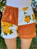 Towel Shorts "Amber Roses 66" - S