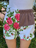 Towel Shorts "Rose Garden 73" - S