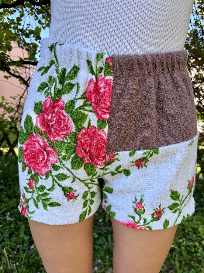Towel Shorts "Rose Garden 73" - S