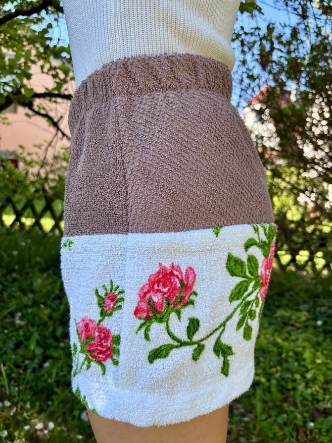 Towel Shorts "Rose Garden 73" - S