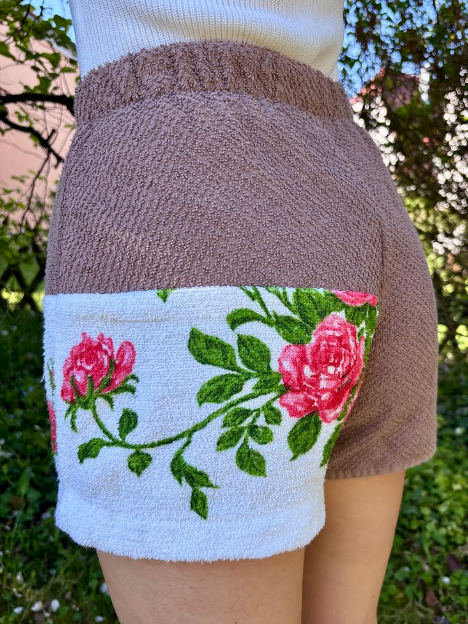 Towel Shorts "Rose Garden 73" - S