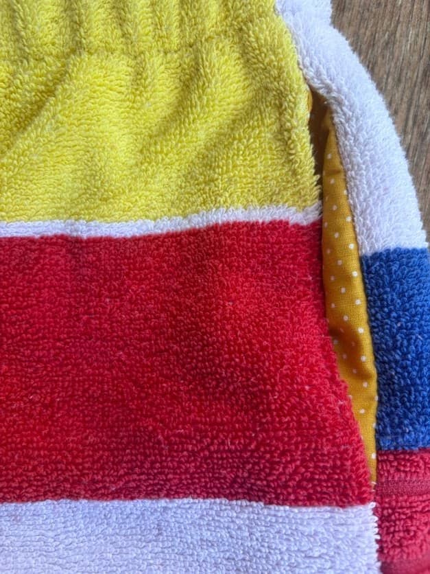 Towel Shorts "Mosaic sea breeze ´81" - M - mit Taschen